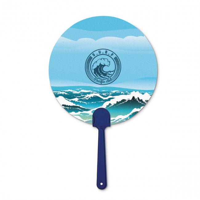 Promotional Manual Hand Fan - Image 2