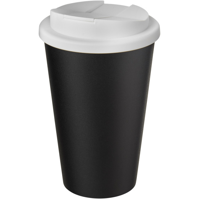 Promotional Americano Eco Recycled Tumbler With Spill-Proof Lid 350ml - Image 2