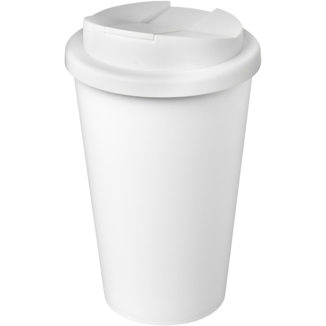 Promotional Americano Eco Recycled Tumbler With Spill-Proof Lid 350ml - Image 3