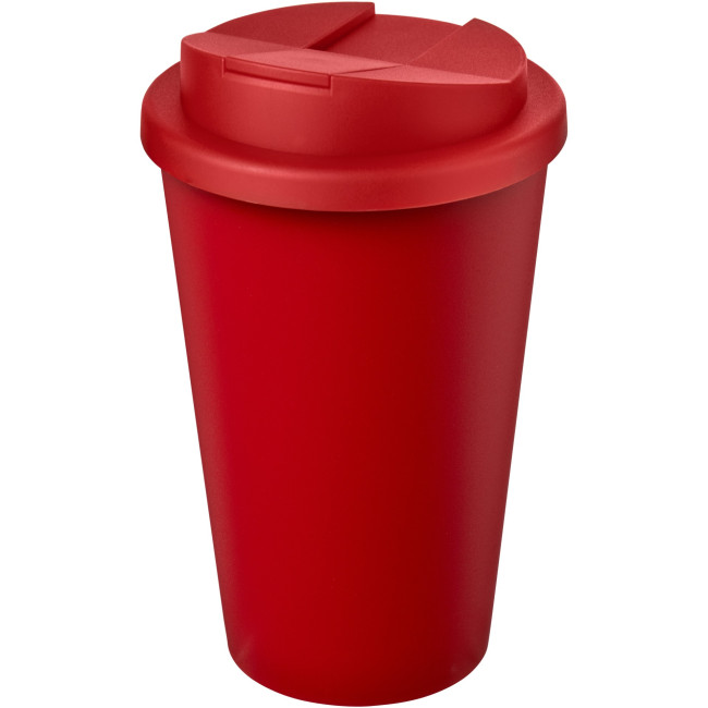 Promotional Americano Eco Recycled Tumbler With Spill-Proof Lid 350ml - Image 4