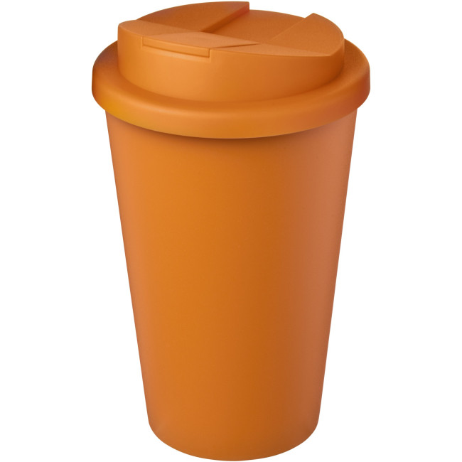 Promotional Americano Eco Recycled Tumbler With Spill-Proof Lid 350ml - Image 7