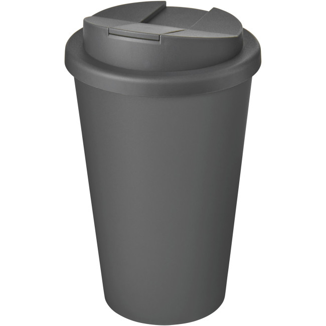 Promotional Americano Eco Recycled Tumbler With Spill-Proof Lid 350ml - Image 8