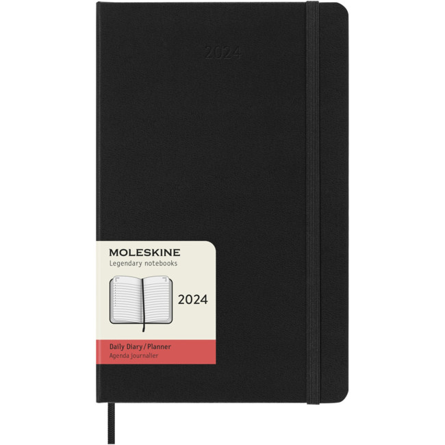 Promotional Moleskine 12m Daily L Hard Cover Planner