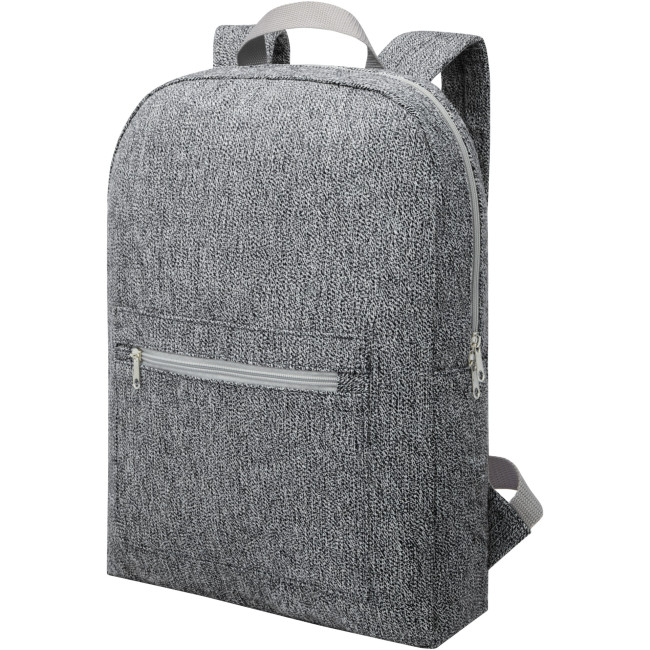 Promotional Pheebs 450 g/m² Recycled Cotton And Polyester Backpack 10L - Image 1