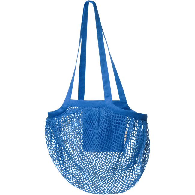 Promotional Pune 100 g/m² Gots Organic Mesh Cotton Tote Bag 6L - Image 3