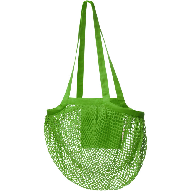 Promotional Pune 100 g/m² Gots Organic Mesh Cotton Tote Bag 6L - Image 2