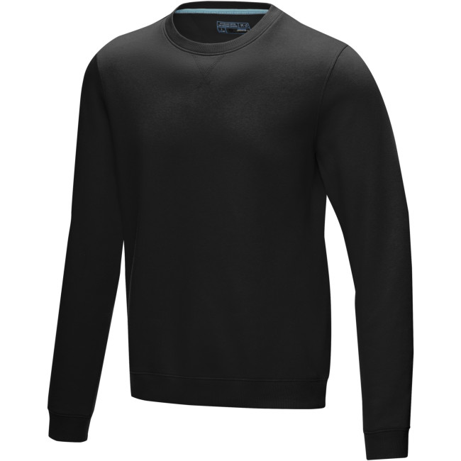 Promotional Jasper Men’s GOTS Organic Recycled Crewneck Sweater - Image 5