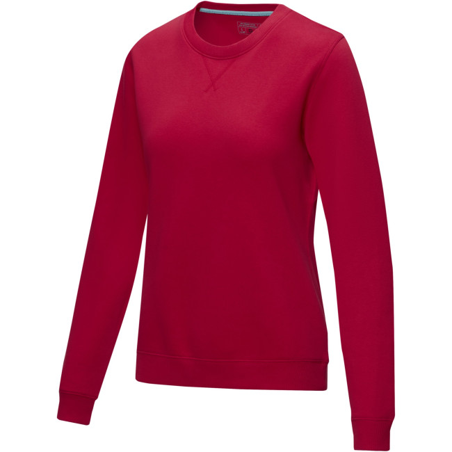 Promotional Jasper Women’s GOTS Organic Recycled Crewneck Sweater - Image 4