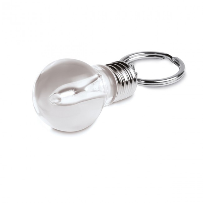 Promotional Light bulb shape key ring - Image 1