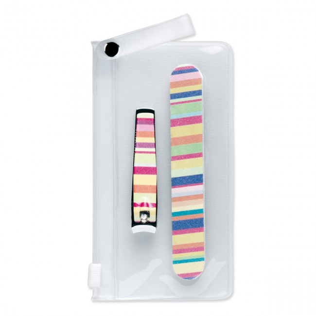 Promotional Manicure tools in clear pouch - Image 1