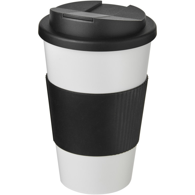 Promotional Americano Tumbler With Grip & Spill-Proof Lid 350ml - Image 2