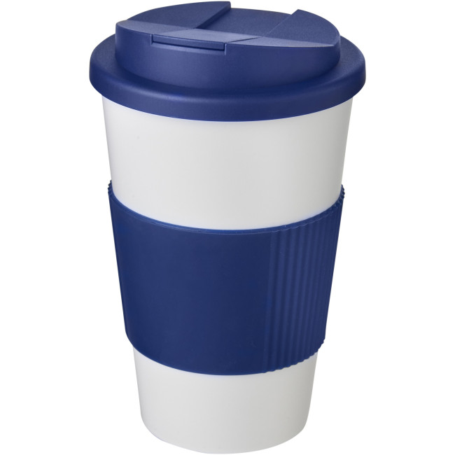 Promotional Americano Tumbler With Grip & Spill-Proof Lid 350ml - Image 3