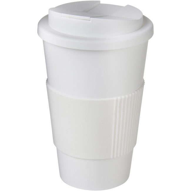 Promotional Americano Tumbler With Grip & Spill-Proof Lid 350ml - Image 5