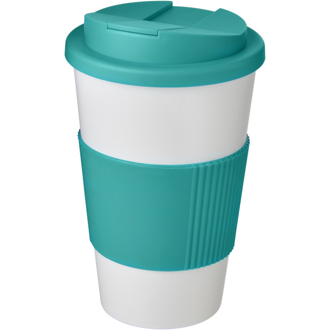 Promotional Americano Tumbler With Grip & Spill-Proof Lid 350ml - Image 6