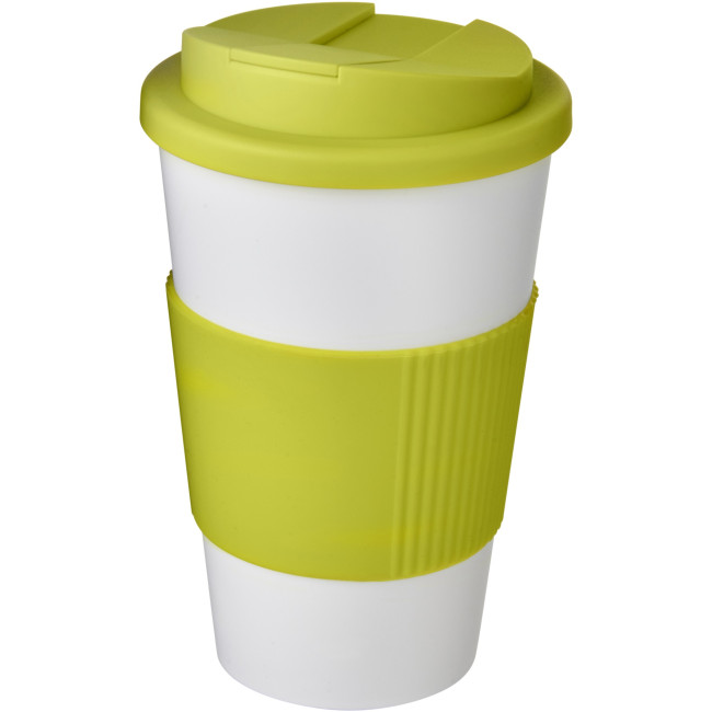 Promotional Americano Tumbler With Grip & Spill-Proof Lid 350ml - Image 7