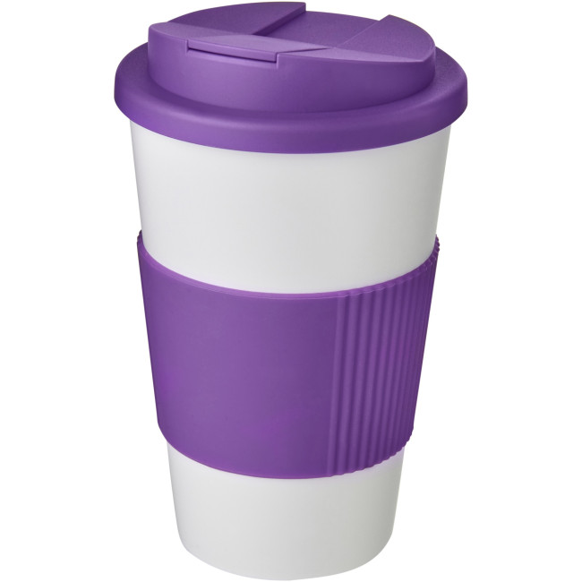 Promotional Americano Tumbler With Grip & Spill-Proof Lid 350ml - Image 9