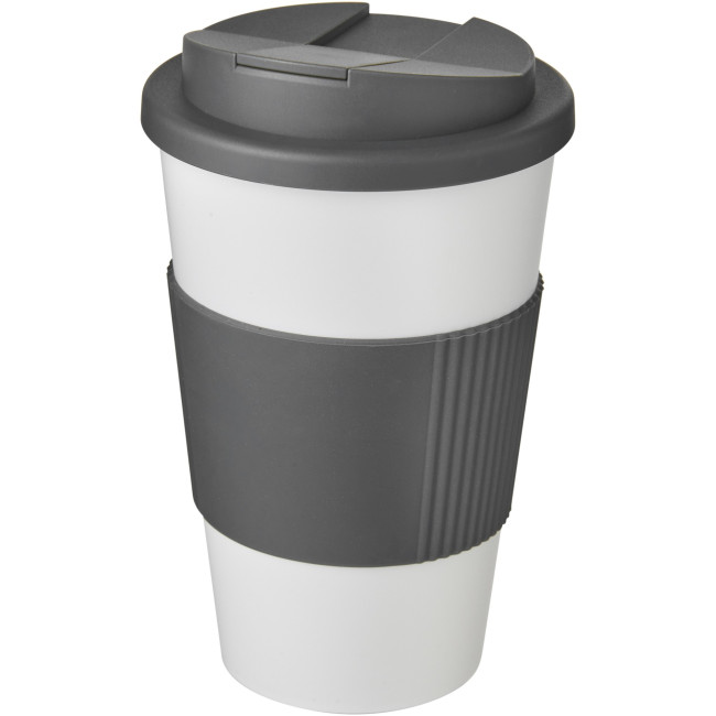 Promotional Americano Tumbler With Grip & Spill-Proof Lid 350ml - Image 10