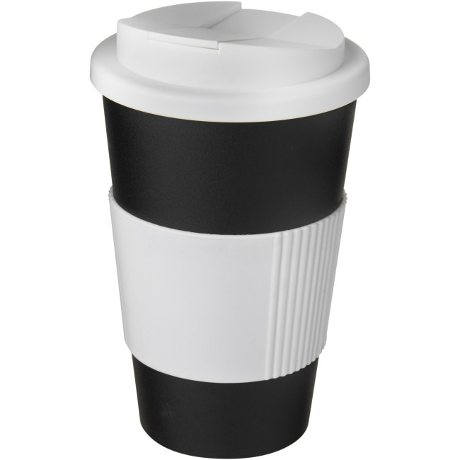 Promotional Americano Tumbler With Grip & Spill-Proof Lid 350ml - Image 11