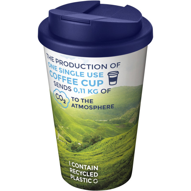 Promotional Brite-Americano Tumbler With Spill-Proof Lid 350ml - Image 9