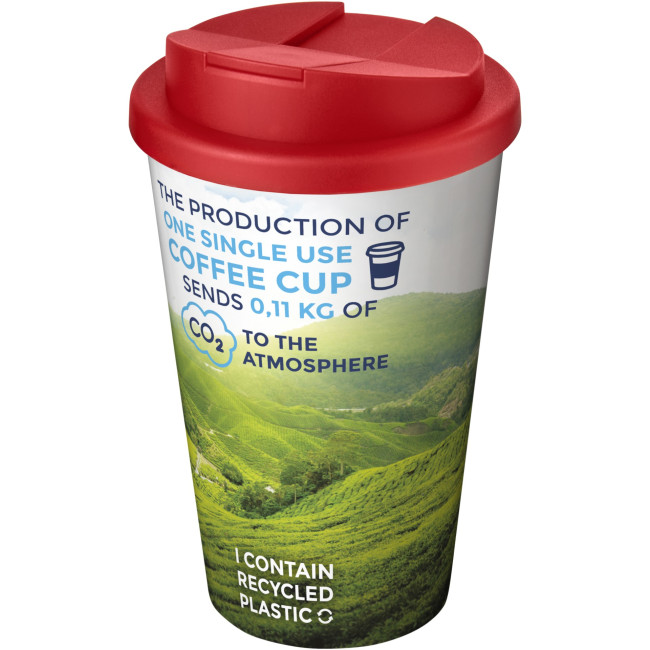 Promotional Brite-Americano Tumbler With Spill-Proof Lid 350ml - Image 8