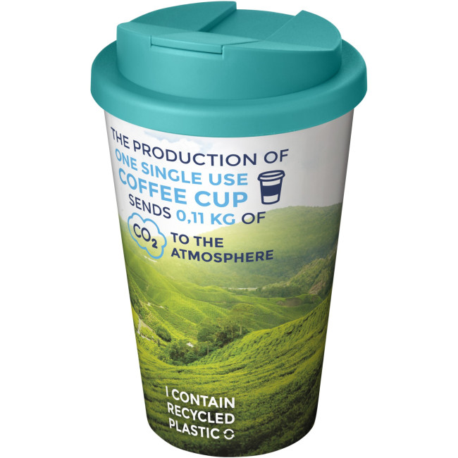 Promotional Brite-Americano Tumbler With Spill-Proof Lid 350ml - Image 6