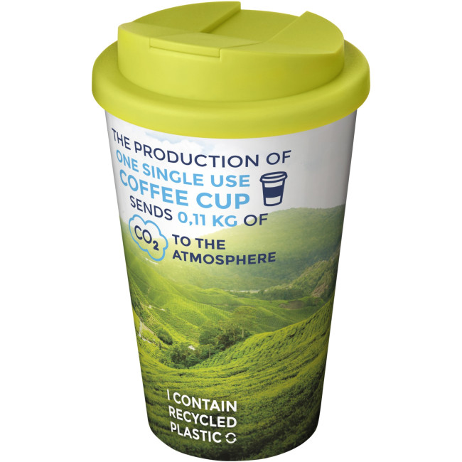 Promotional Brite-Americano Tumbler With Spill-Proof Lid 350ml - Image 5