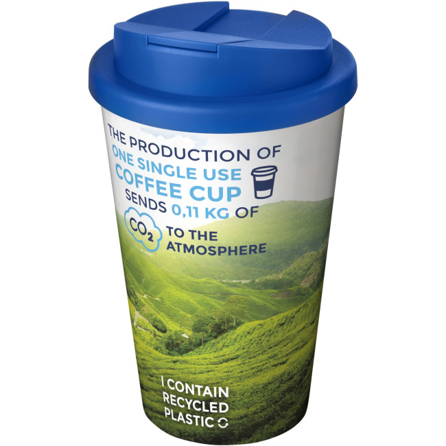 Promotional Brite-Americano Tumbler With Spill-Proof Lid 350ml - Image 3