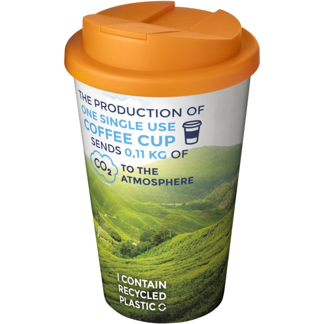 Promotional Brite-Americano Tumbler With Spill-Proof Lid 350ml - Image 2