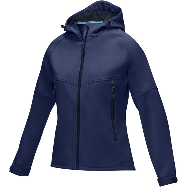 Promotional Coltan Women’s GRS Recycled Softshell Jacket - Image 3