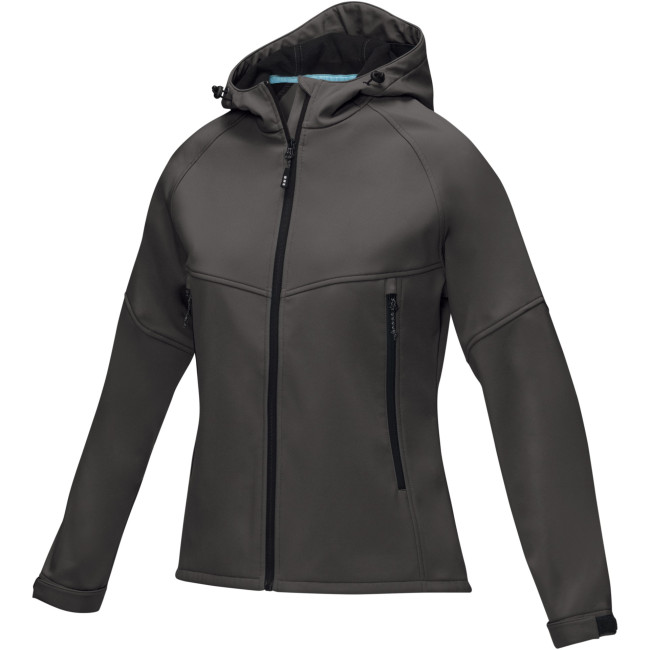 Promotional Coltan Women’s GRS Recycled Softshell Jacket - Image 2