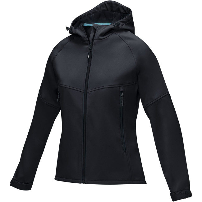 Promotional Coltan Women’s GRS Recycled Softshell Jacket - Image 1