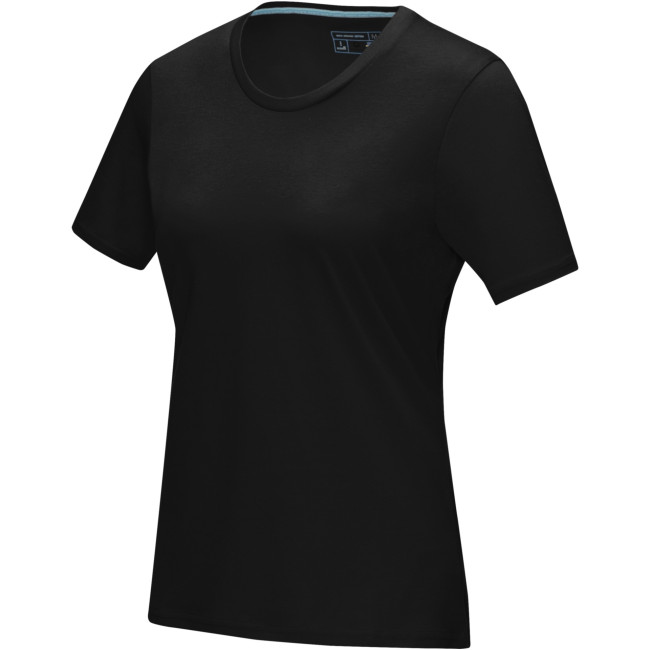 Promotional Azurite Short Sleeve Women’s GOTS Organic T-Shirt - Image 5