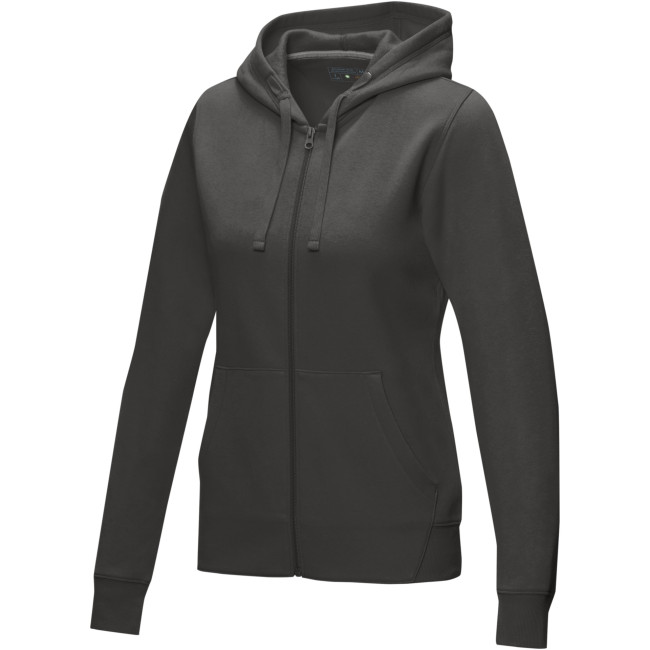 Promotional Ruby Women’s GOTS Organic Recycled Full Zip Hoodie - Image 4