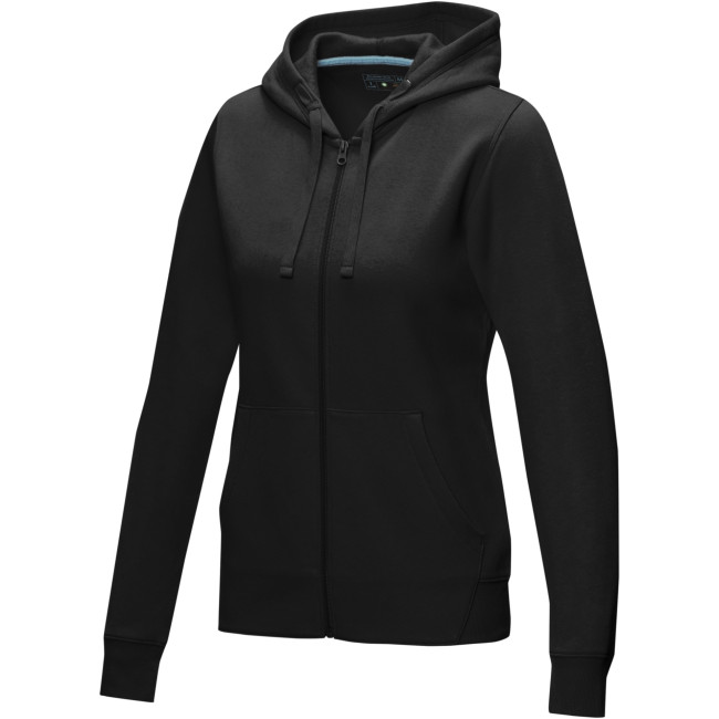 Promotional Ruby Women’s GOTS Organic Recycled Full Zip Hoodie - Image 5