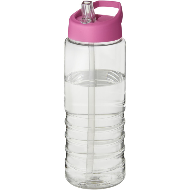 Promotional H2O Active Treble Spout Lid Sport Bottle 750ml - Image 1