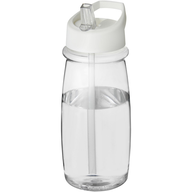 Promotional H2O Active Pulse Spout Lid Sport Bottle 600ml - Image 7