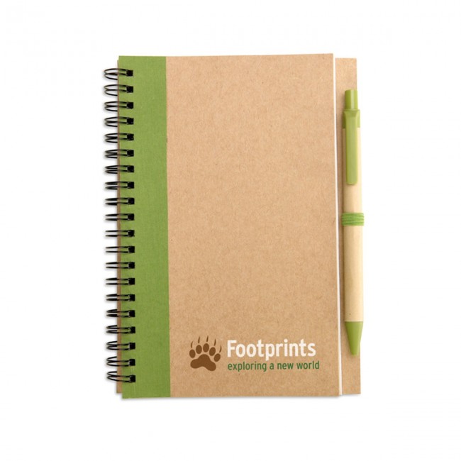 Promotional B6 Recycled Notebook With Pen - Image 6