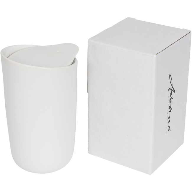 Promotional Mysa Double-Walled Ceramic Tumbler 410ml