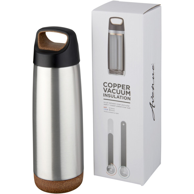 Promotional Valhalla Copper Vacuum Insulated Water Bottle 600ml - Image 2