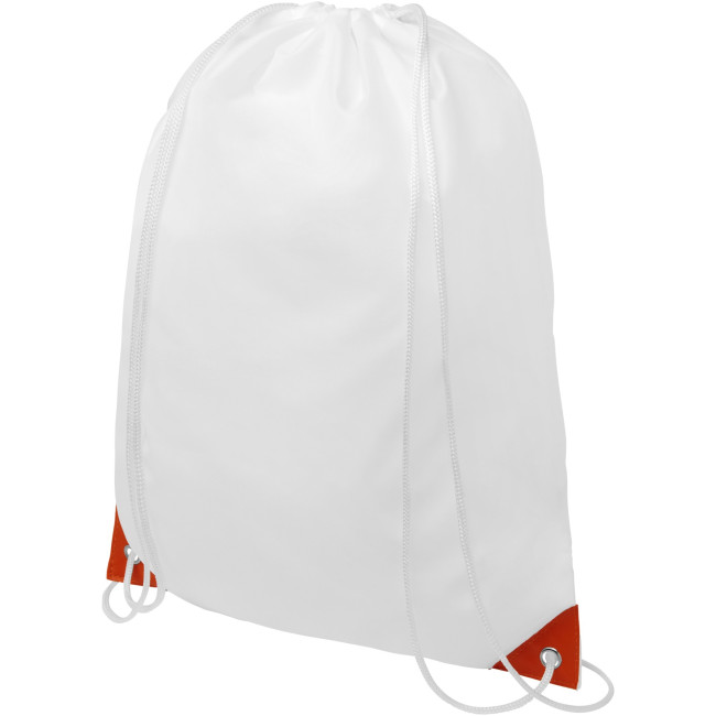 Promotional Oriole Drawstring Backpack With Coloured Corners 5L - Image 3