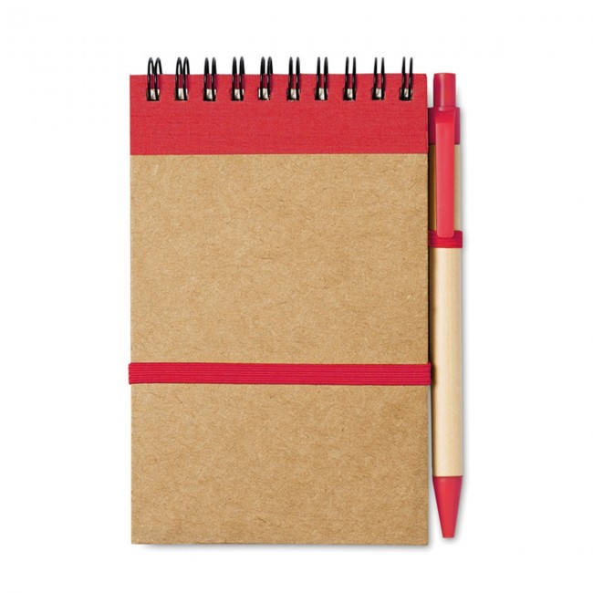 Promotional A6 Recycled Notepad With Pen - Image 11