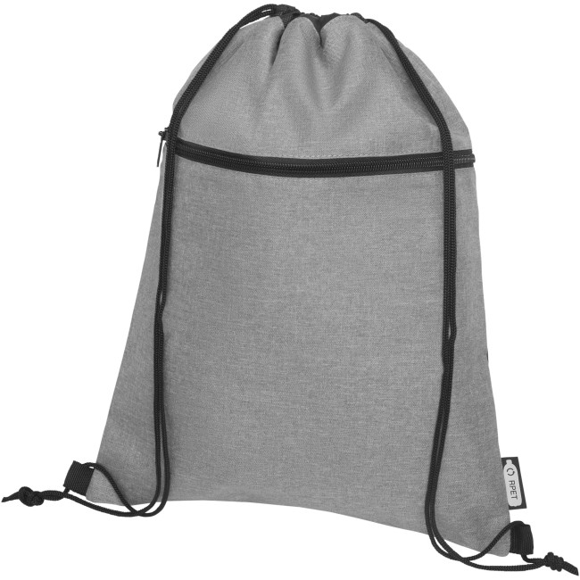 Promotional Ross RPET Drawstring Backpack 5L - Image 2