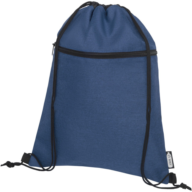 Promotional Ross RPET Drawstring Backpack 5L - Image 1