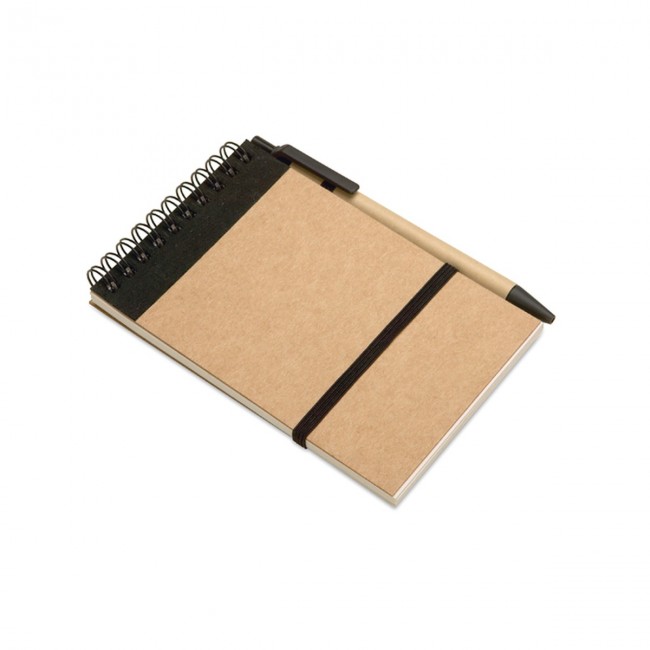 Promotional A6 Recycled Notepad With Pen - Image 5