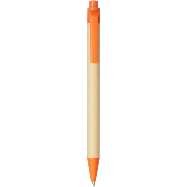 Promotional Berk Recycled Carton And Corn Plastic Ballpoint Pen - Image 2