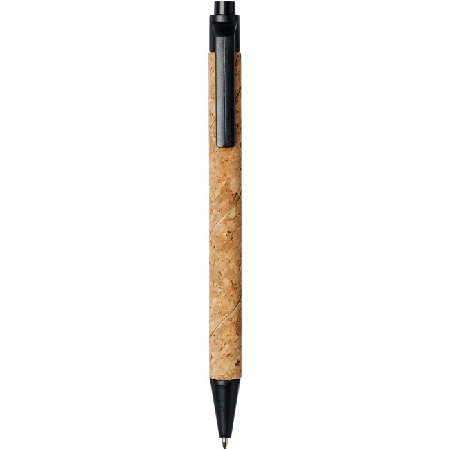 Promotional Midar Cork And Wheat Straw Ballpoint Pen - Image 2