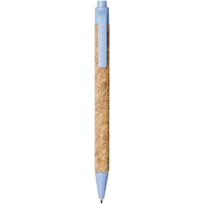 Promotional Midar Cork And Wheat Straw Ballpoint Pen - Image 3