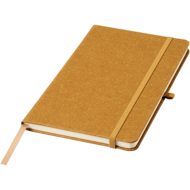 Promotional Atlana Leather Pieces A5 Notebook - Image 1