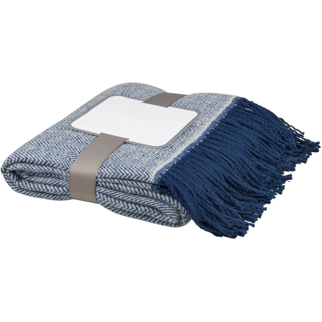 Promotional Haven Herringbone Throw Blanket - Image 1