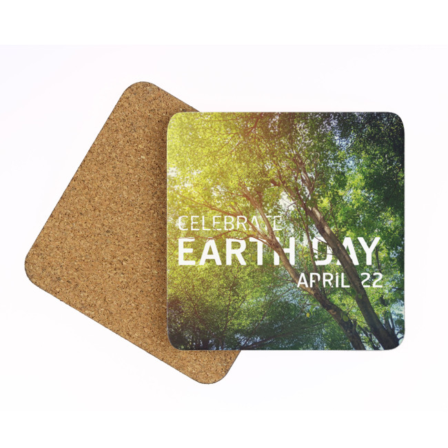 Promotional Standard Cork Back Coaster - Image 1